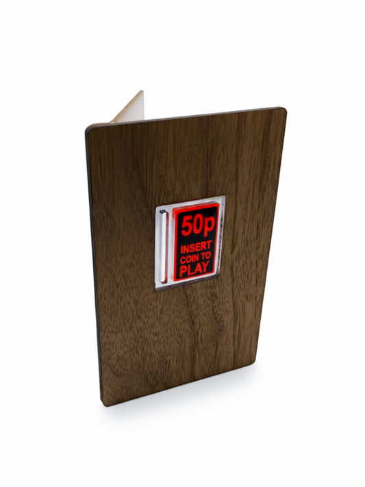 SLAM! Pinball Colour Pop Bumper Greeting Card