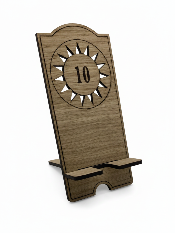 SLAM! Pinball Wooden Phone Holder Stand
