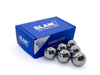 SLAM! Pinball Premium Highly Polished Carbon Steel Balls x 6
