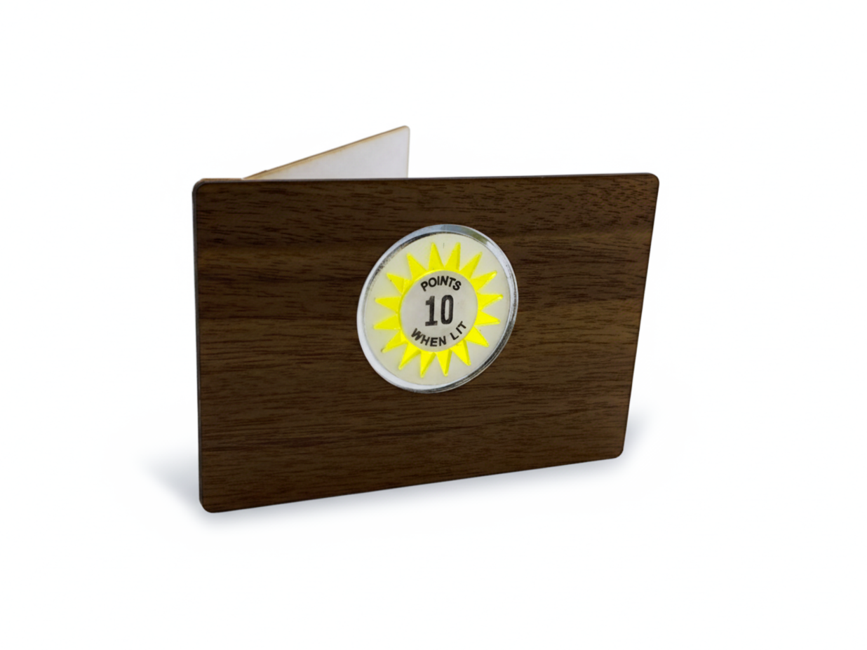 SLAM! Pinball Colour Pop Bumper Greeting Card