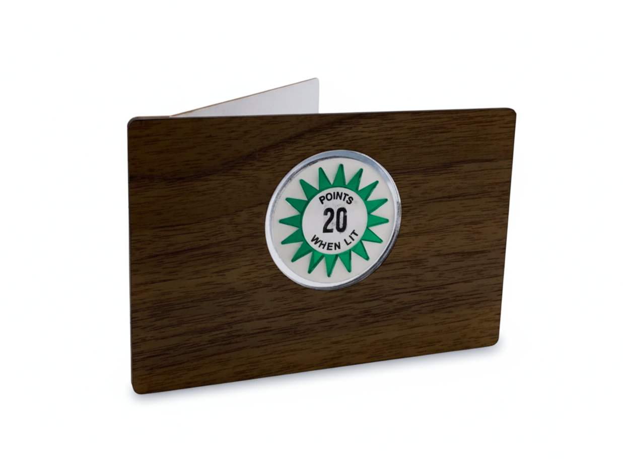 SLAM! Pinball Colour Pop Bumper Greeting Card