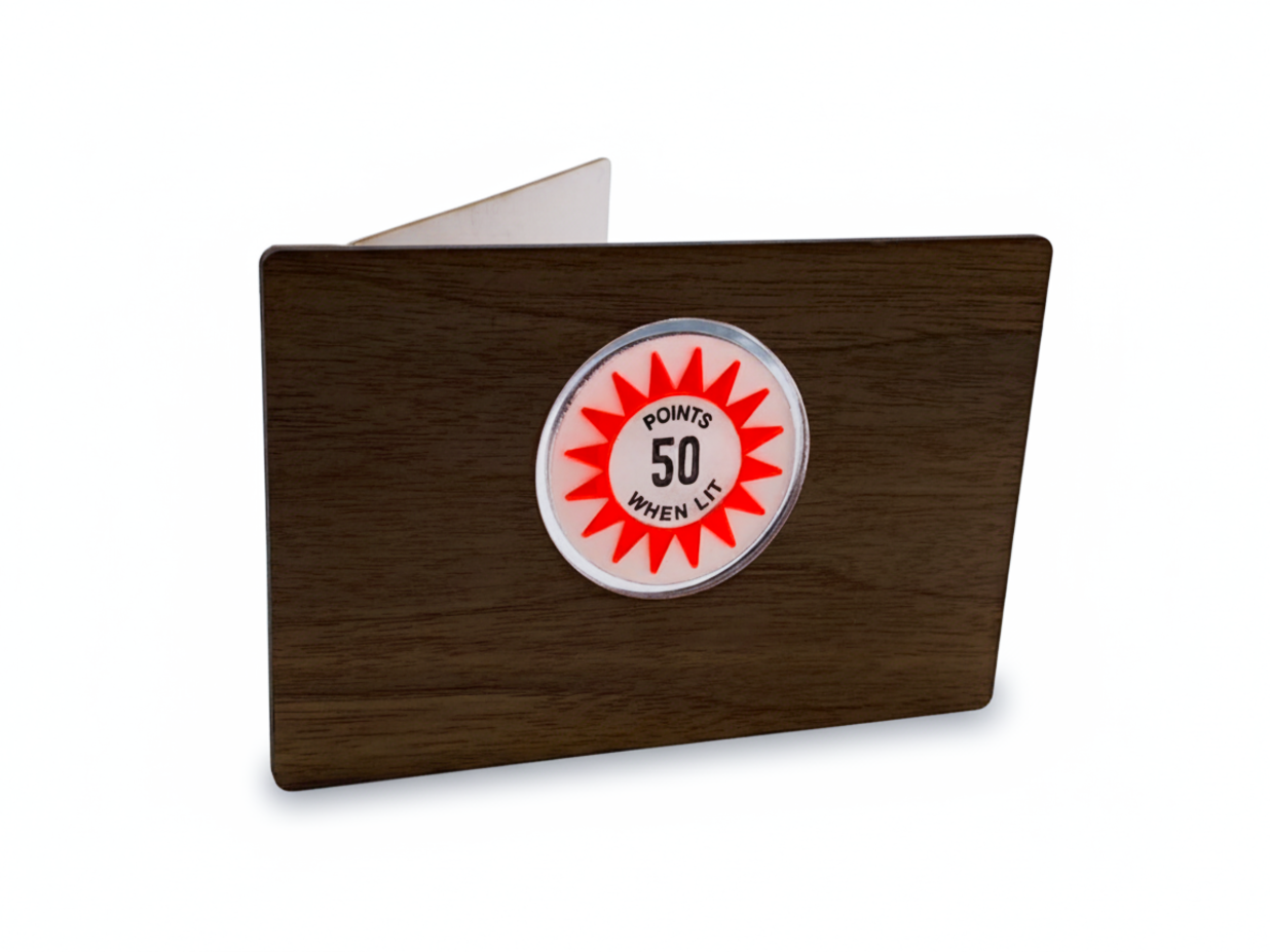 SLAM! Pinball Colour Pop Bumper Greeting Card