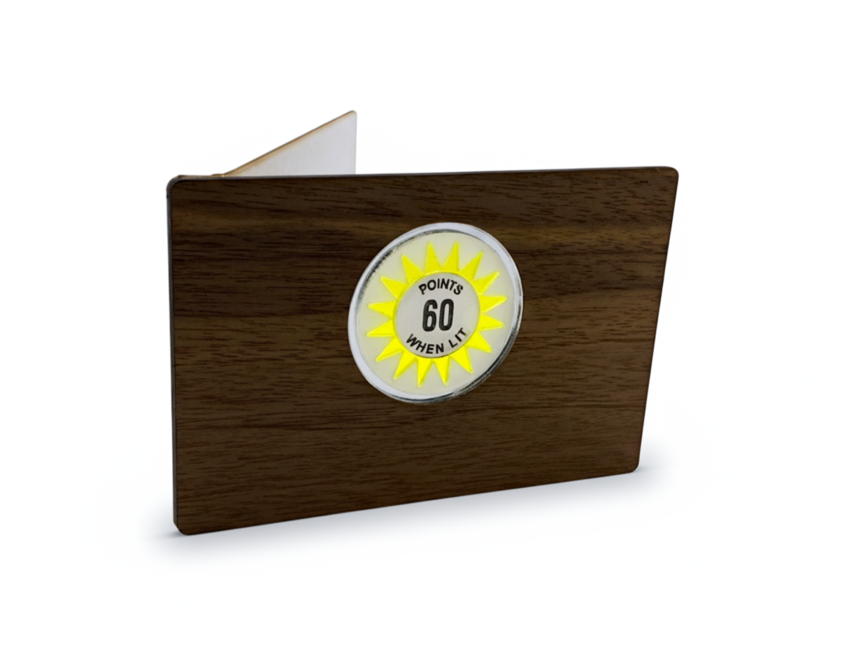 SLAM! Pinball Colour Pop Bumper Greeting Card
