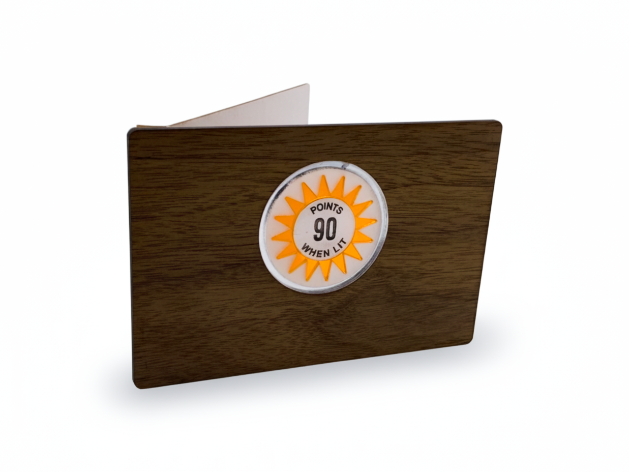 SLAM! Pinball Colour Pop Bumper Greeting Card