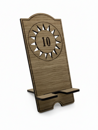 SLAM! Pinball Wooden Phone Holder Stand
