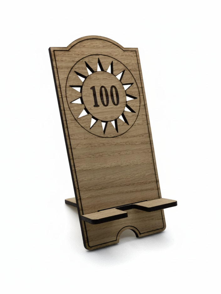 SLAM! Pinball Wooden Phone Holder Stand