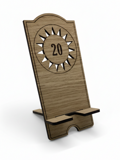 SLAM! Pinball Wooden Phone Holder Stand