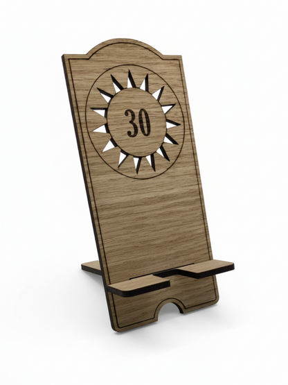 SLAM! Pinball Wooden Phone Holder Stand