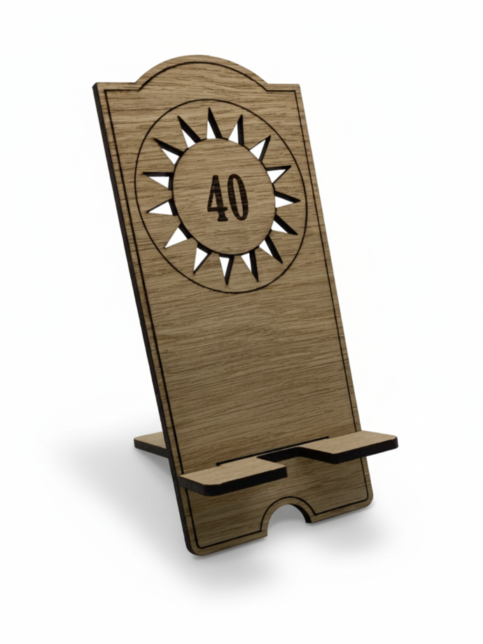 SLAM! Pinball Wooden Phone Holder Stand