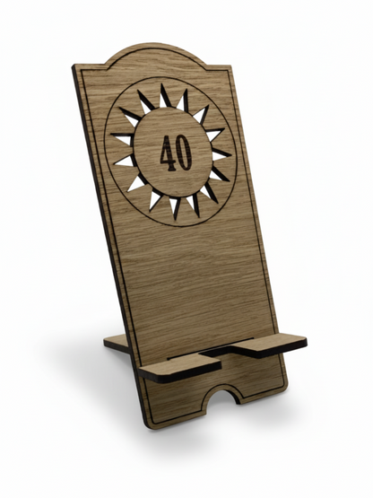 SLAM! Pinball Wooden Phone Holder Stand