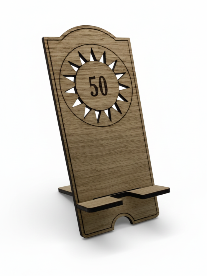 SLAM! Pinball Wooden Phone Holder Stand