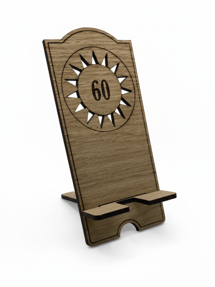 SLAM! Pinball Wooden Phone Holder Stand