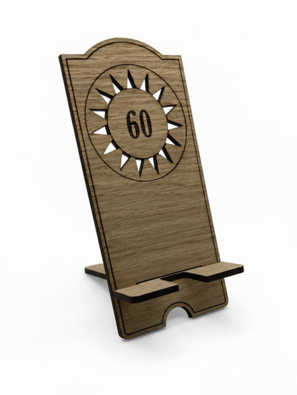 SLAM! Pinball Wooden Phone Holder Stand