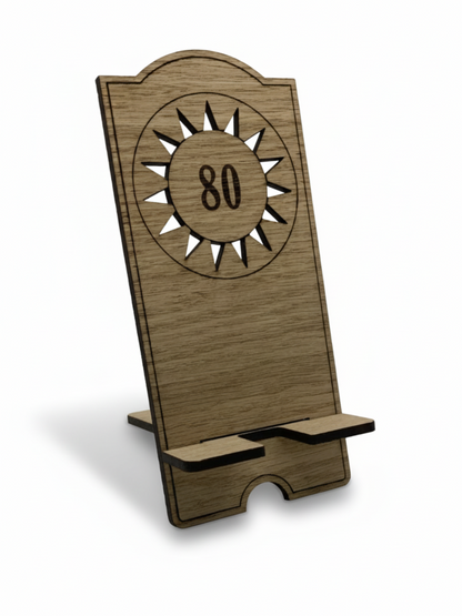 SLAM! Pinball Wooden Phone Holder Stand