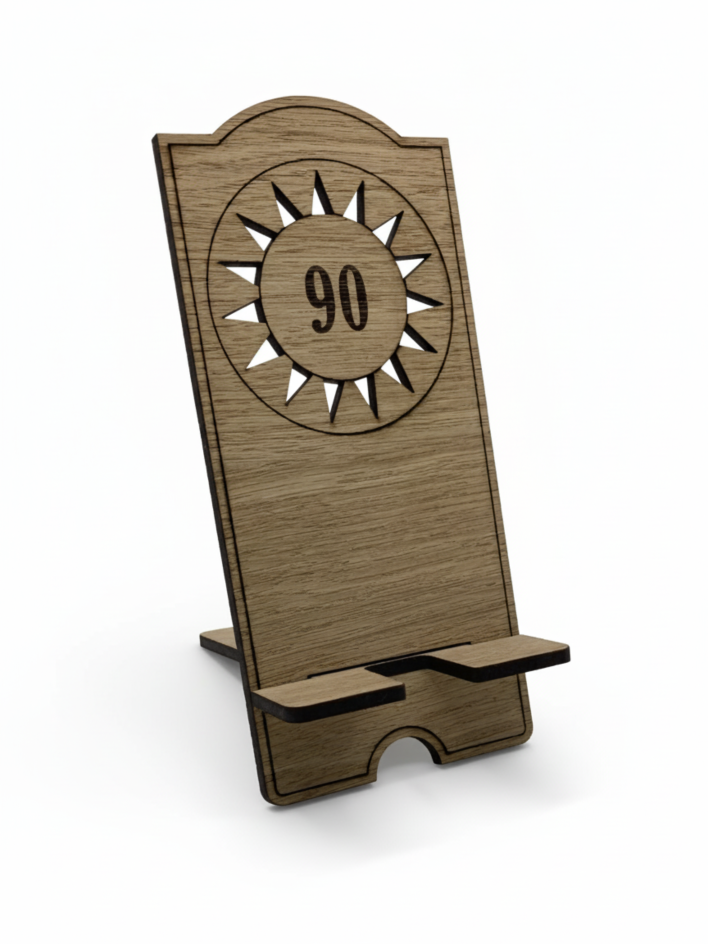SLAM! Pinball Wooden Phone Holder Stand