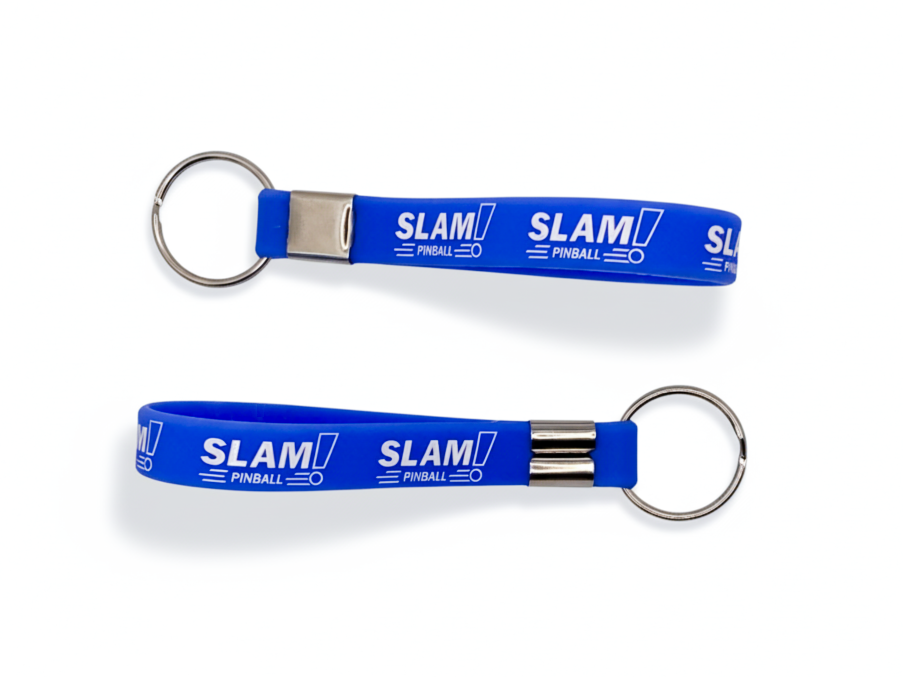 SLAM! Pinball Silicone Loop Keyring